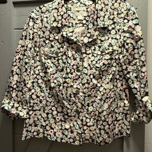 Christopher & Banks Floral Jacket - Multicolor